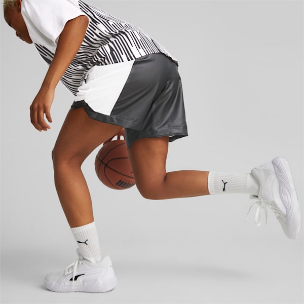 Shorts de basquetbol MOD 2.0 para mujer, PUMA Black-PUMA White, extralarge