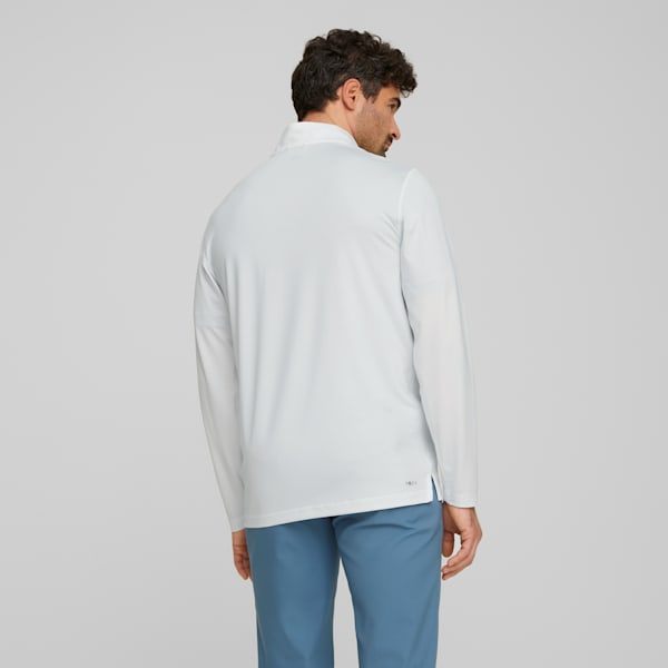 Sudadera de golf YouV Quarter-Zip para hombre, Bright White, extralarge