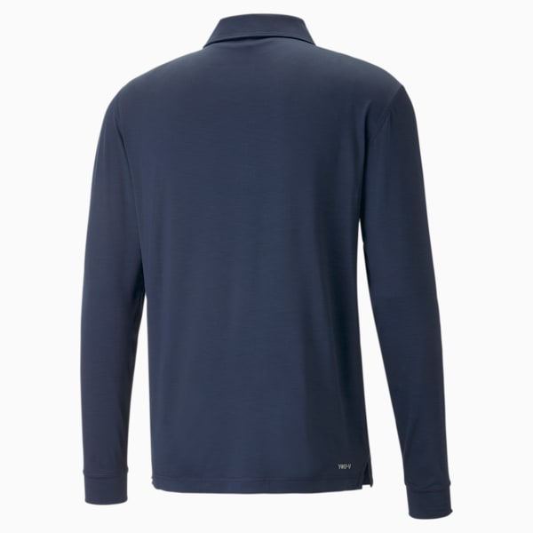 YouV Men's Long Sleeve Golf Polo Shirt, Navy Blazer, extralarge-IND