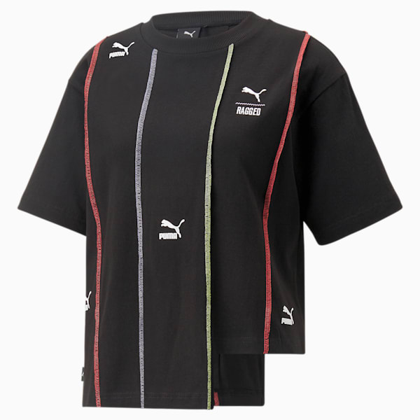 PUMA x THE RAGGED PRIEST Women's Tee, PUMA Black, extralarge