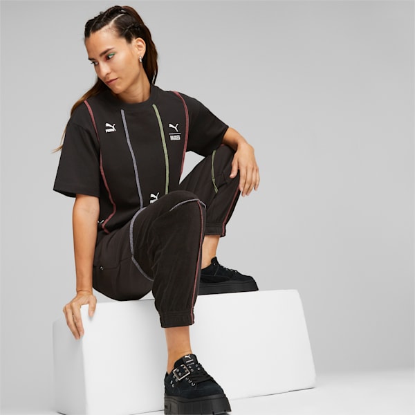 Camiseta PUMA x THE RAGGED PRIEST para mujer, PUMA Black, extralarge
