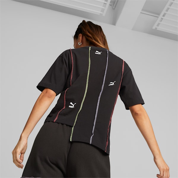 PUMA x THE RAGGED PRIEST Tee Women, PUMA Black, extralarge-GBR