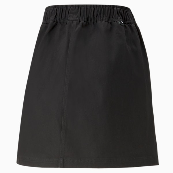 PUMA x THE RAGGED PRIEST Women's Twill Skirt, PUMA Black, extralarge