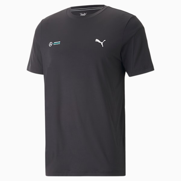 Mercedes AMG Petronas F1 Cloudspun Men's Regular Fit T-shirt, PUMA Black, extralarge-IND
