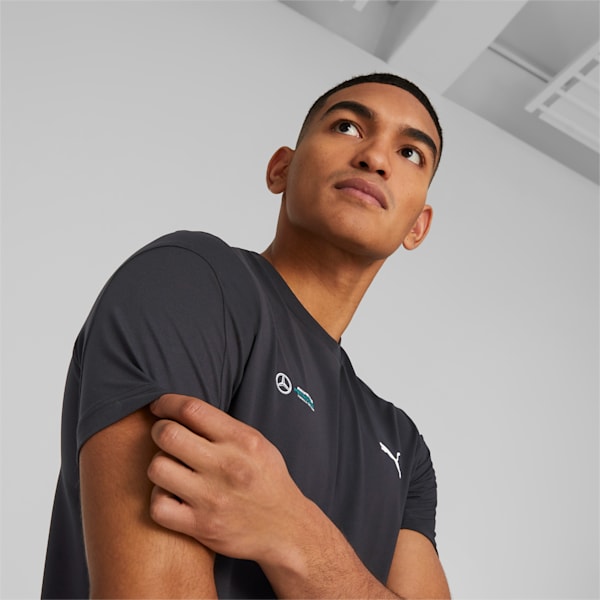 Mercedes AMG Petronas F1 Cloudspun Men's Regular Fit T-shirt, PUMA Black, extralarge-IND
