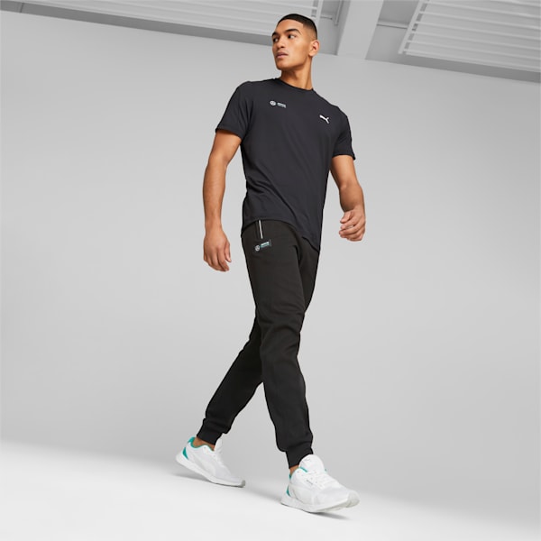 Mercedes AMG Petronas F1 Cloudspun Men's Regular Fit T-shirt, PUMA Black, extralarge-IND