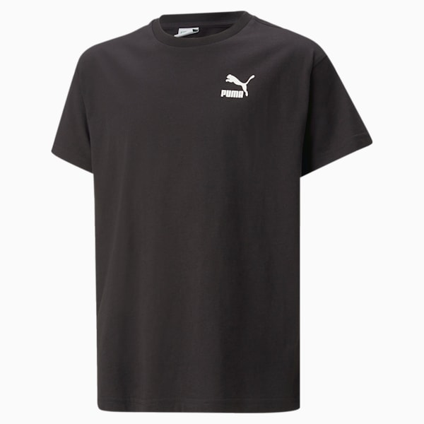 Classics Relaxed Tee Youth, PUMA Black, extralarge-GBR