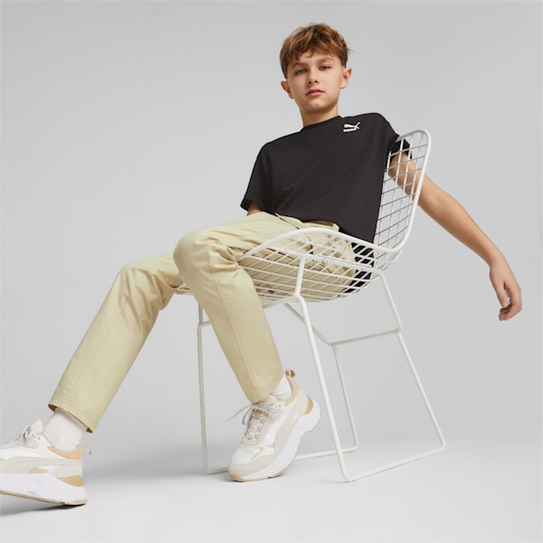 Classics Relaxed Tee Youth, PUMA Black, extralarge-GBR