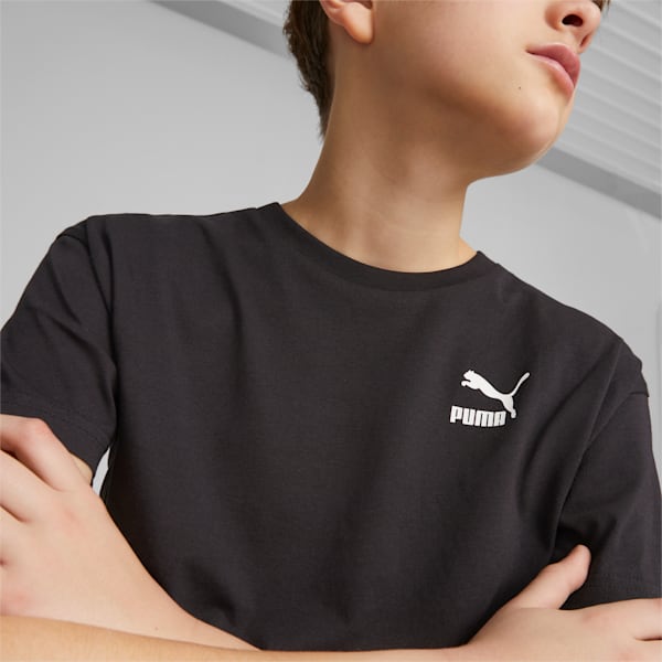 Classics Relaxed Tee Youth, PUMA Black, extralarge-GBR