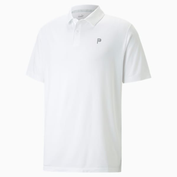メンズ ゴルフ PUMA x PTC 半袖 ポロシャツ, Bright White, extralarge-AUS