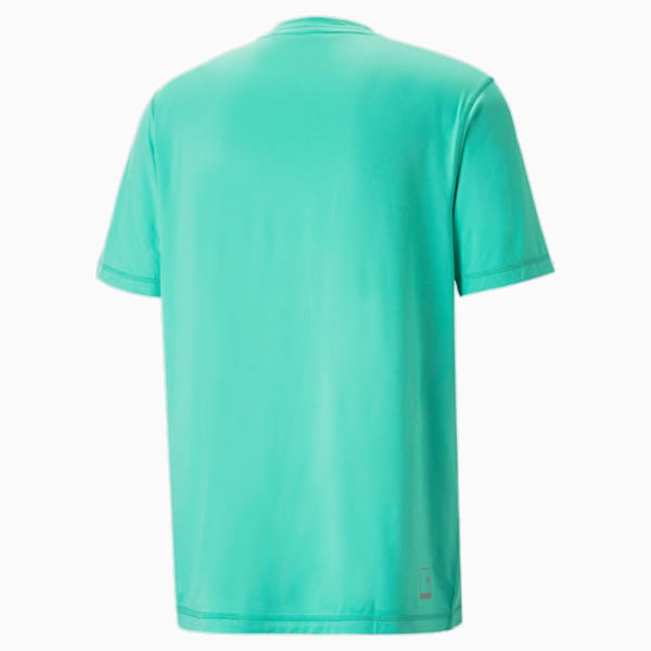 メンズ ゴルフ PUMA x PTC 半袖 Tシャツ, AQUA GREEN, extralarge-JPN
