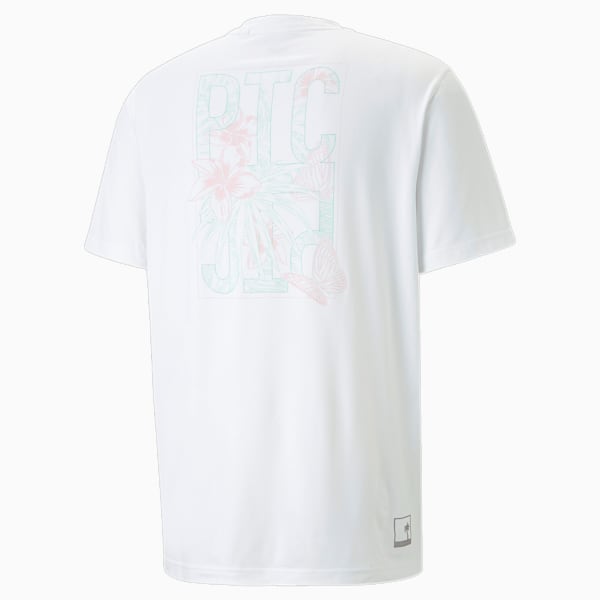 メンズ ゴルフ PUMA x PTC パラダイス 半袖 Tシャツ, Bright White, extralarge-JPN