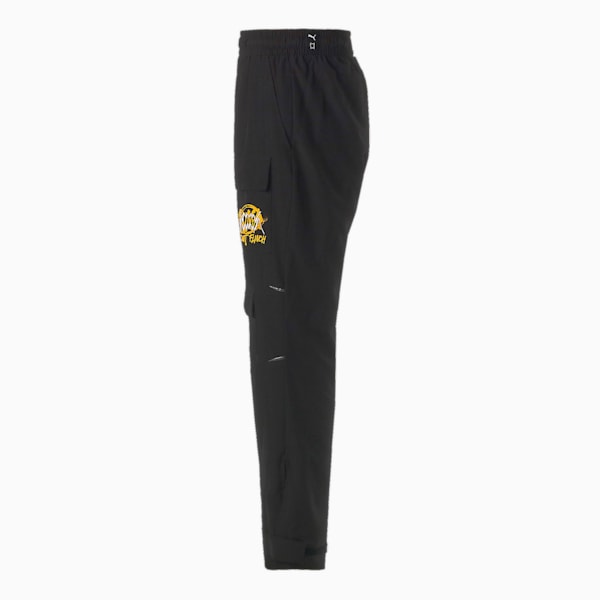 メンズ バスケットボール ブレイクダウン カーゴ バスケットボール パンツ, PUMA Black, extralarge-JPN