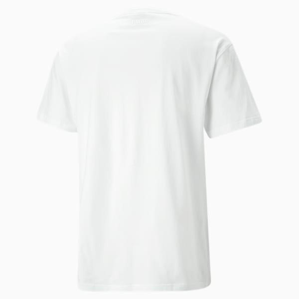 Showcase 2 Men's Regular Fit Basketball T-Shirt, PUMA White, extralarge-IND