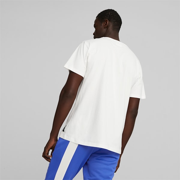 Showcase 2 Men's Regular Fit Basketball T-Shirt, PUMA White, extralarge-IND