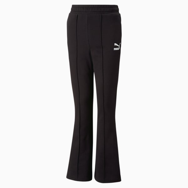 Classic Big Kids' Flared Pants, PUMA Black, extralarge