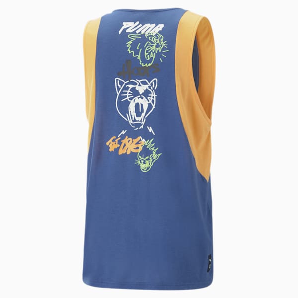 Streetball Tank Men's Tank, Clyde Royal-Clementine, extralarge-IDN