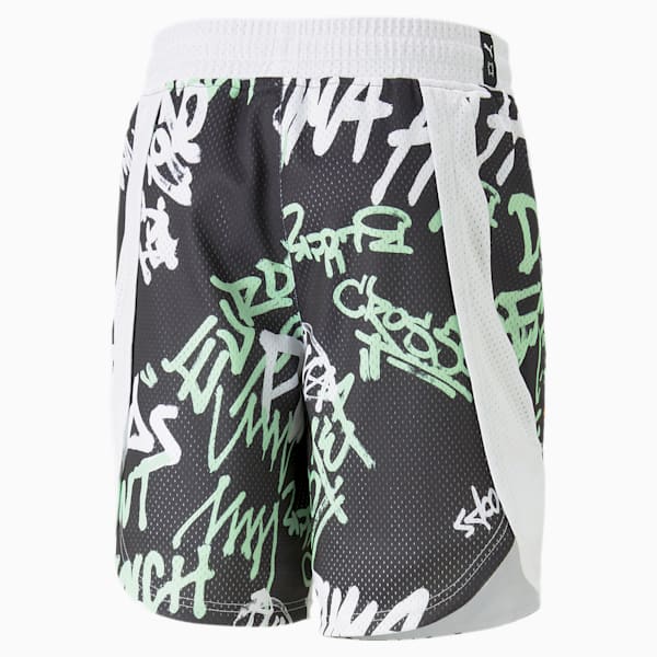 Jamboree AOP Men's Regular Fit Shorts, PUMA Black-DON'T FLINCH AOP, extralarge-IND
