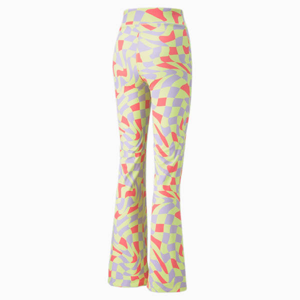 PUMA x THE RAGGED PRIEST Flared Pants Women, Lily Pad-AOP, extralarge-GBR