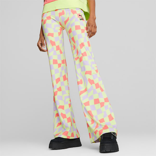 PUMA X The Ragged Priest All Over Print Women's Trackpants, Lily Pad-AOP