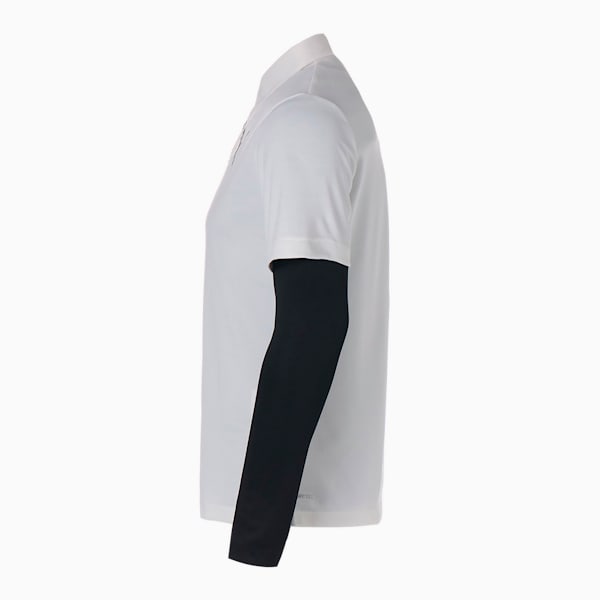 メンズ ゴルフ インナー付 ポロシャツ, Bright White-PUMA Black