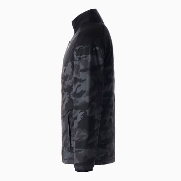 メンズ ゴルフ パディング ウーブン フルジップ 中綿 ジャケット, PUMA Black-QUIET SHADE, extralarge-JPN