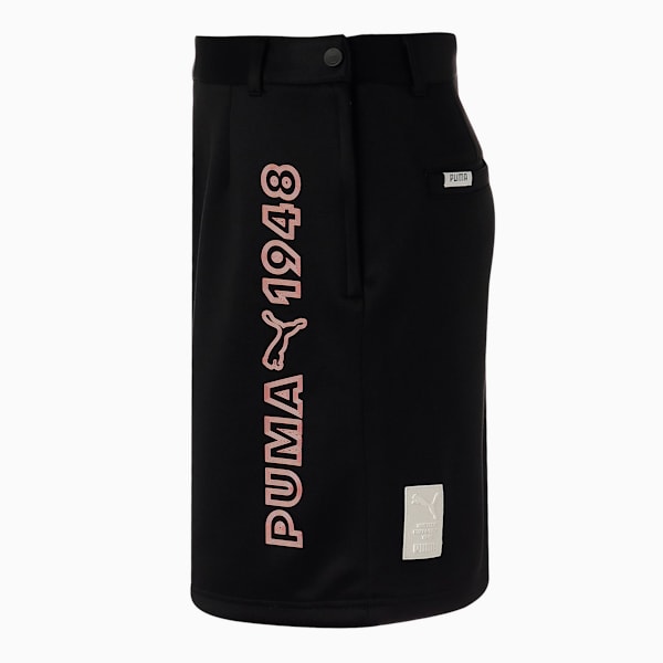 ウィメンズ ゴルフ スウェット スカート, Puma Black, extralarge-JPN