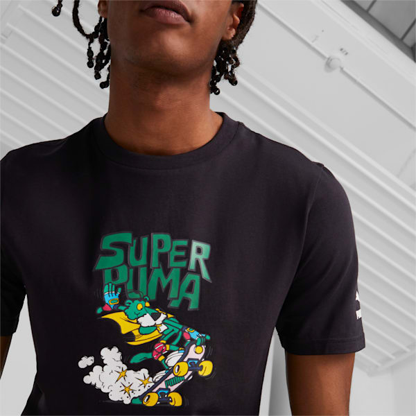 Classics Graphic Tee Men, PUMA Black, extralarge-GBR