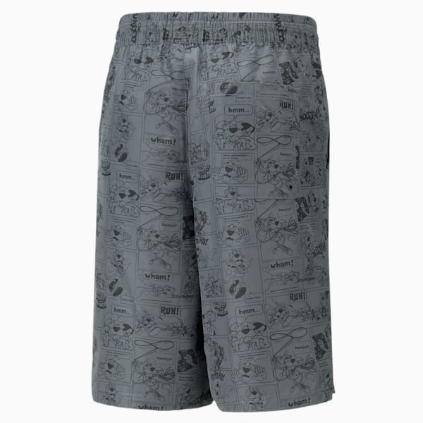 Classics Super Men's Regular Fit Shorts, PUMA Black-AOP, extralarge-IND
