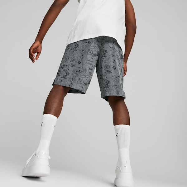 Classics Super Men's Regular Fit Shorts, PUMA Black-AOP, extralarge-IND