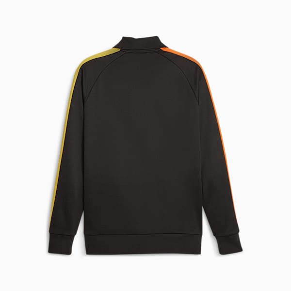 Chamarra deportiva para hombre T7 ICONIC, PUMA Black-Hot Heat, extralarge