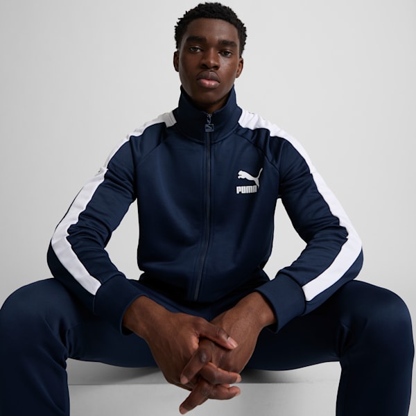 Puma men's polyester track jacket discount