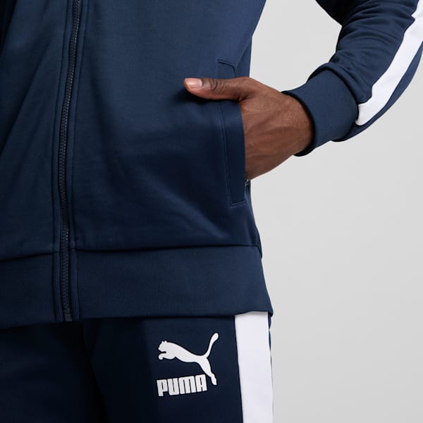 T7 ICONIC Men's Track Jacket, Club Navy, extralarge