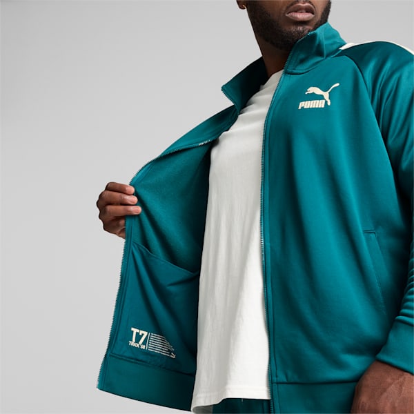 Campera deportiva T7 ICONIC para hombre, Cold Green, extralarge