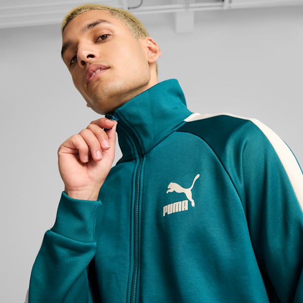 T7 ICONIC Track Jacket Men, Cold Green, extralarge