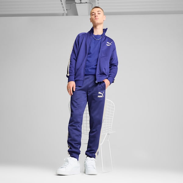 T7 ICONIC Men's Track Jacket, Lapis Lazuli, extralarge