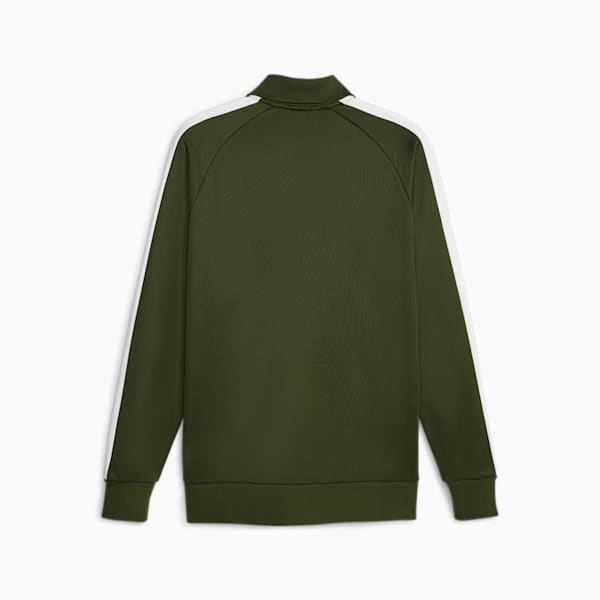 T7 Iconic Men's Regular Fit Track Jacket, Myrtle, extralarge-IND