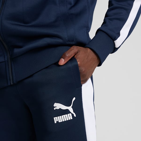 Iconic T7 Men's Track Pants, Club Navy, extralarge