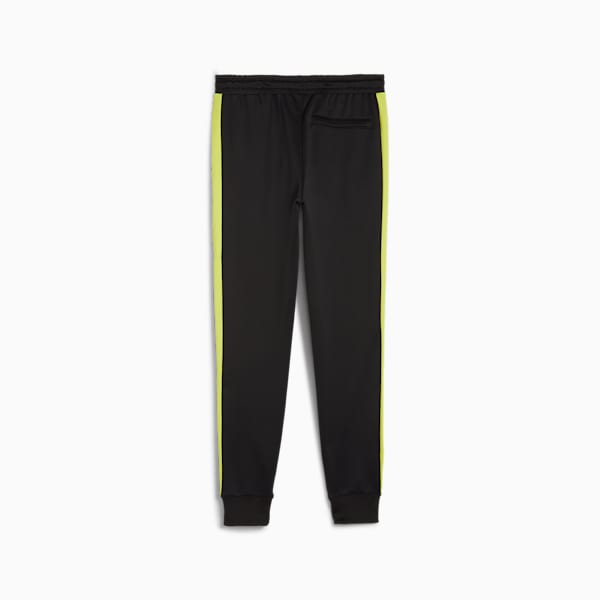 Pants Hombre T7 Iconic, PUMA Black-Lime Sheen, extralarge