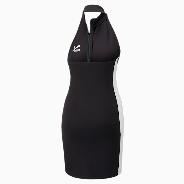 T7 Half-Zip Mock Neck Dress Women, PUMA Black, extralarge-GBR