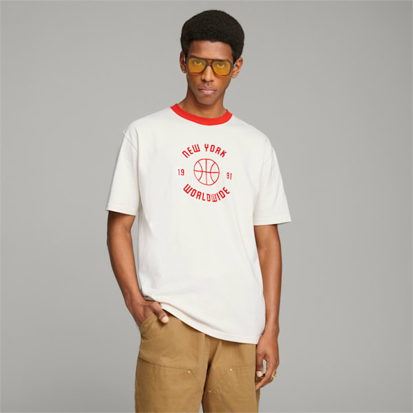 PUMA x RHUIGI Graphic Men's T-Shirt, Pristine, extralarge-IND