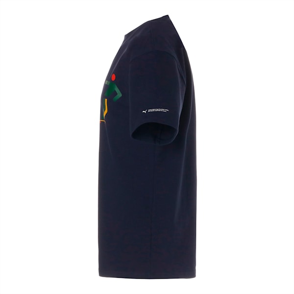 メンズ MMQ PUMA HEROES グラフィック 半袖 Tシャツ, PUMA Navy