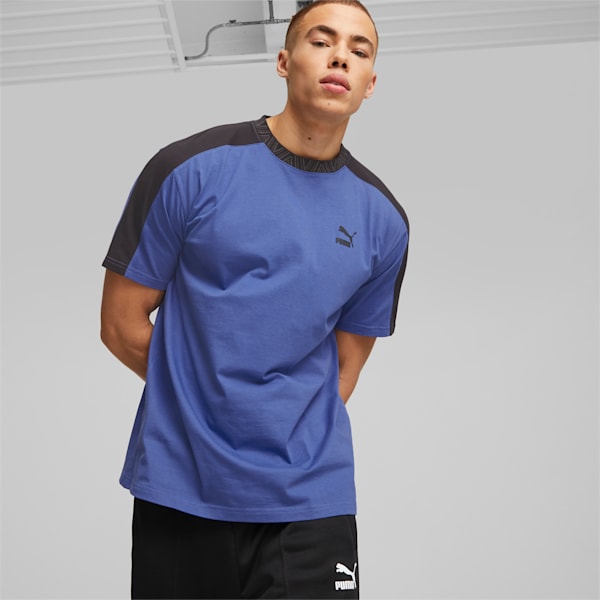 メンズ T7 トレンド 7ETTER 半袖 Tシャツ, Royal Sapphire, extralarge-JPN