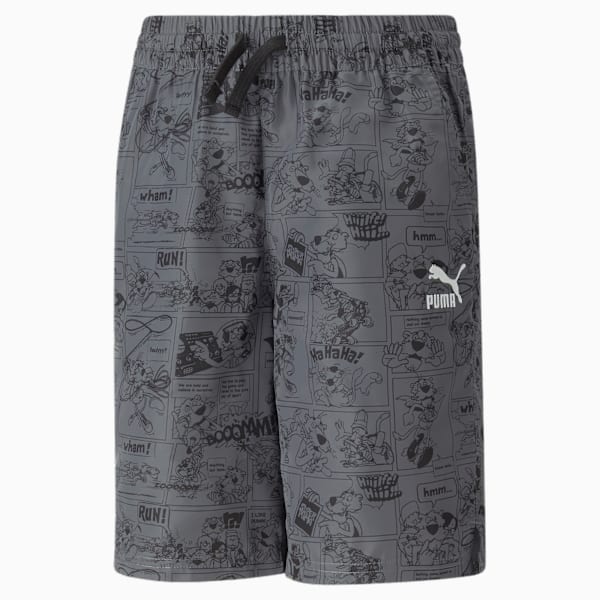 Classics Super Boys' Shorts, PUMA Black, extralarge-IND