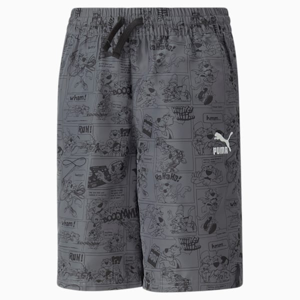 Classics Super PUMA Boys' Shorts, PUMA Black, extralarge-IND