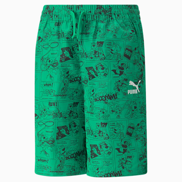 Classics Super Boys' Shorts, Grassy Green, extralarge-IND