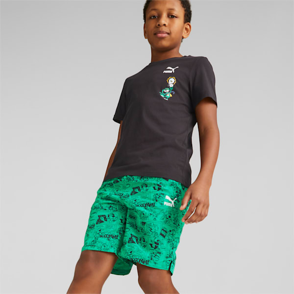 Classics Super Boys' Shorts, Grassy Green, extralarge-IND