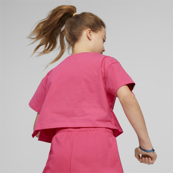 キッズ ガールズ RULEB 半袖 Tシャツ 128-164cm, Glowing Pink, extralarge-AUS