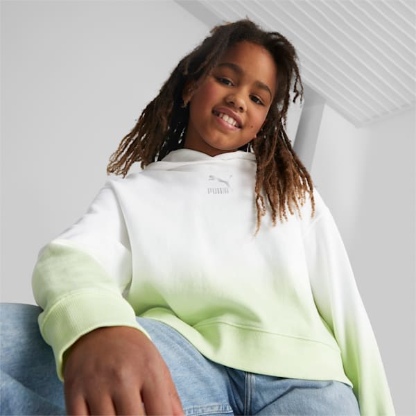 Ruleb Girls Relaxed Fit Hoodie, PUMA White, extralarge-IND