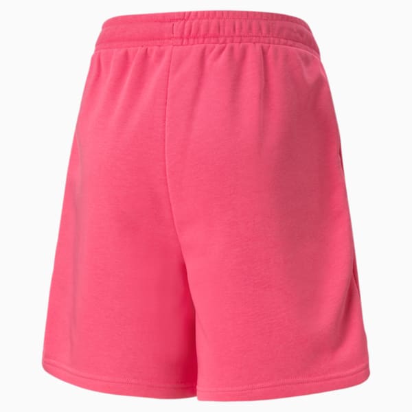Ruleb High Waisted Girls Shorts, Glowing Pink, extralarge-IND